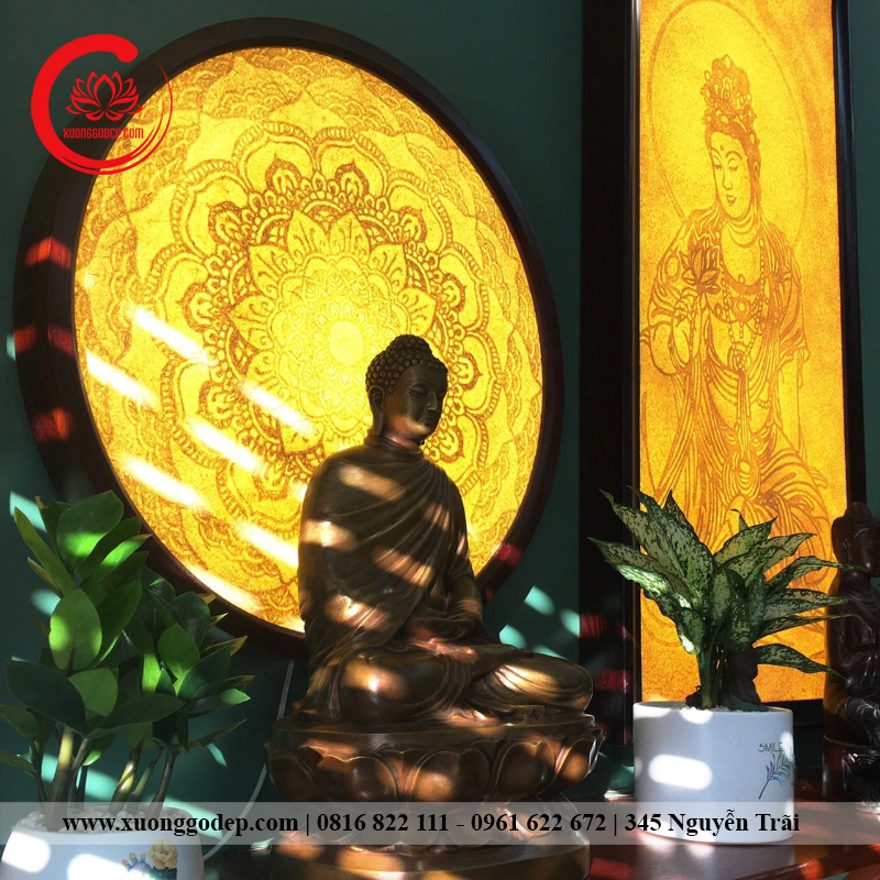 Tranh Trúc Chỉ Mandala Tròn TTC-20